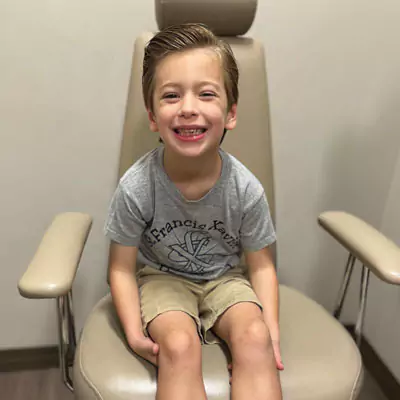Space Maintainers for Kids Gladstone Patient Receiving Dental Care